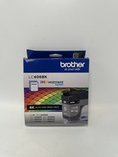Brother Genuine LC406BK Standard Yield Black INKvestment Tank Ink Cartridge 5/28 picture