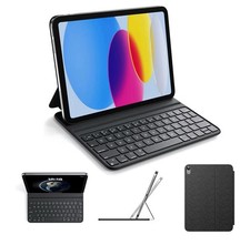 Slim Bluetooth Keyboard Case for 2025 11th-Gen iPad (A16) & 2022 10th-Gen iPa... picture