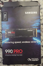 Samsung (MZ-V9P1T0BW) 990 Pro SSD M2 NVMe PCIe 4.0 1TB - Black picture