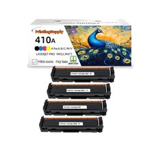 4PK BK/C/M/Y Toner For HP 410A CF410A - CF413A Color Laser Pro M452dn, M452dw picture