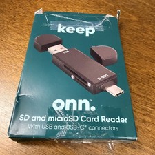 Multi-Port USB Hub with SD, Micro SD and Card Reader Keep Onn picture