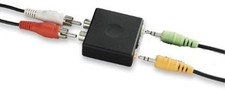 Logitech X-620 Surround Sound Double Minijack Input 2x 3.5mm Rca Stereo Adapter picture