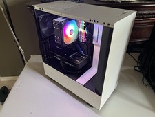 White High End Gaming PC Desktop Computer Newly Built picture