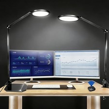 Pro LED Desk Lamp with Remote Control, Eye-Caring CRI95+ Dimmable 2 PACK picture