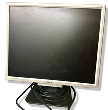 Acer AL1916 19” LCD Silver Monitor Widescreen 16:10 Tested w/ Stand picture