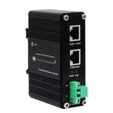 E-link Industrial 2.5G Hardened 1-Port Ethernet Input 95W PoE++ Injector picture