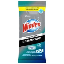 Windex Electronic Cleaning Wipes, Anti-Static & Ammonia-Free, 25 Count picture