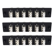 - 12 Fibers LC to LC Duplex Multi-Mode Fiber Patch Panel with 6 pcs LC/LC UPC... picture