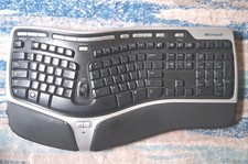 Microsoft Natural Wireless Ergonomic Keyboard 7000 WUG0619 Model 1118 NO DONGLE picture