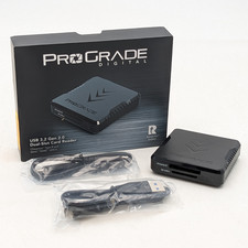 ProGrade Digital USB 3.2 Gen 2.0 Dual-Slot Card Reader (PGRWCFXSDANA) Black picture
