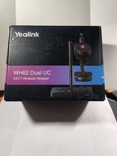 Yealink WH66 Dual UC DECT Bluetooth Wireless Headband Headset, Black Sealed B2 picture
