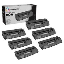LD Products 6PK Replacement for HP 80A Toner Cartridge CF280A 80X CF280X SY picture