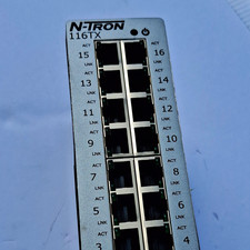 N-TRON 116TX 16-Port DIN Rail Fast Ethernet Switch 100Mbps RJ-45 Unmanaged picture