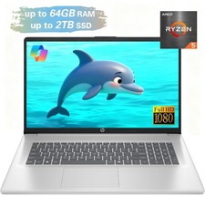 HP Laptop 17.3 in Touch Screen 6 core AMD Ryzen 5 4.3GHz UpTo 64GB DDR4 RAM 4TB picture
