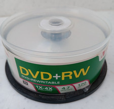 New Verbatim 1X-4X DVD+RW DVD+Rewritable 27 Pack 4.7GB Blank Discs #94834 picture