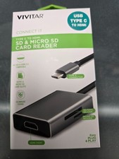 Vivitar Type-C to HDMI Port Adapter with SD and Micro SD Card Reader  picture
