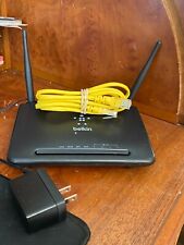 Belkin N300 Wi-Fi Wireless Router F9K1010v2 Lan Cable Power Plug picture