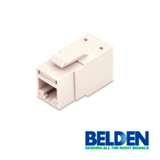 Belden Modular Cat 6+ Jack, UTP, Electric White (LOT OF 10) picture