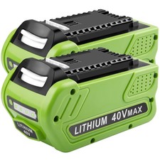 TREE.NB 2 Pack 29472 6000mAh 40V Lithium Battery Replacement GreenWorks 40V picture