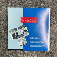 Quicken Financial Suite Windows 95 3.1 Deluxe 6 Financial Planner 2 Lawyer 7 CD picture