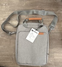 Laptop Sleeve Gray NiDOO Brand. Shoulder Strap. Padded DeviceProtection picture