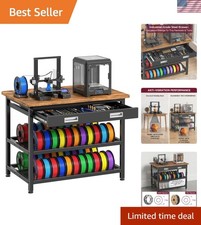 Heavy Duty 3D Printer Stand with Storage, 3D Printer Table with Metal Drawer,... picture