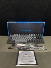 Durgod Taurus K320 TKL Mechanical Gaming Keyboard - 87 Keys, Gray picture
