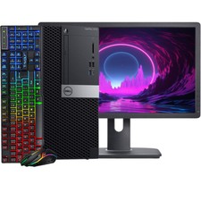 Dell Gaming Computer PC i7 Tower 16GB RAM 1TB HD 22in LCD Windows 11 NVIDIA GPU picture