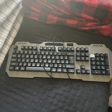 Unlocked LED Wired Gaming Keyboard: RGB Backlit, USB, Full Size, Black picture
