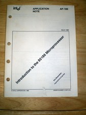 Intel AP-186 Application Note Introduction to the 80186 Microprocessor March1983 picture
