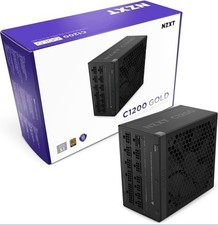 NZXT C1200 Gold ATX 3.1 Fully Modular 1200W 80+ Gold Power Supply Black New picture
