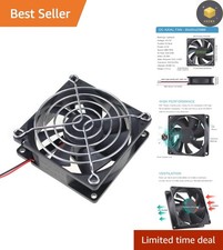 Durable 80mm Brushless Fan with 2-Pin Connector - Ideal for Desktops & Inverters picture