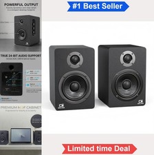 Powered Bookshelf Computer Speakers 60W 2.0 Stereo Bluetooth 5.3 USB-C DAC picture