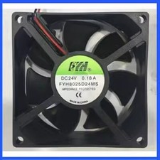 1PCS FYH8025D24MS DC24V 0.18A 8CM 2-wire silent cooling fan picture
