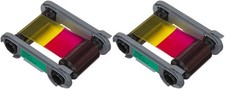 2 Pack - Evolis Primacy 2 R6F203A100 Color Ribbon - YMCKO-K - 250 Prints picture