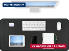 Desk Pad Mat PU Leather Non-Slip Water-Resistant Desk Matt for Desktop Large Mou picture