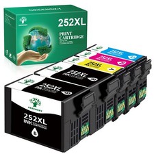 1-5PK 252 XL 252XL Ink Cartridge For Epson WorkForce WF-3620 WF-3640 WF-7610 picture
