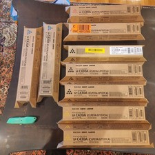 (9) Genuine OEM Ricoh SP C430A Color Toner Cartridges CMY Bk picture