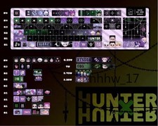 Hunter x Hunter Anime Computers Keypads Keycaps | 5-Side Dye-Sub Only Keycaps picture