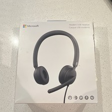 Microsoft Modern USB Headset with Microphone Open Box Never Used picture