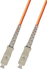 100M Black Multimode Duplex Fiber Optic Cable 62.5/125 SC Patch Cable Patch Cord picture