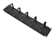 Monoprice PN 7309 Premium Cable Management Panel, Metal D-Ring, 2U 19/3.5 IN picture