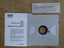 Tandy Disk Drive Cleaning Diskette, Radio Shack TRS-80 Cat. No. 26-114 picture