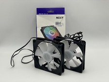 Set of 2 NZXT F120 RGB Core Fluid Dynamic Bearing 120mm Case Fan - Black picture
