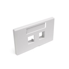 Leviton 2-Port QuickPort Modular Furniture Faceplate (Herman Miller), 49910-H... picture