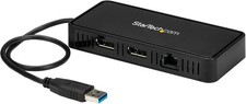 USB-A DisplayLink Dual 4K 60Hz DP Mini Dock, GbE, TAA (USBA2DPGB) | USB 3.0 mini picture