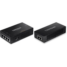 TRENDnet 65W 4-Port Gigabit PoE+ Injector (TPE-147GI) and Gigabit... picture