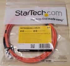 StarTech.com 2m Fiber Optic Cable Multimode Duplex 62.5/125 - LSZH Fibstst2 picture