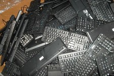 LOT-100 Dell Black USB Keyboard DJ458 RKR0N 05P02F 1HF2Y 4G481 DJ454 1HF2Y 644G3 picture