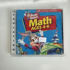 The Learning Company Reader Rabbit's Math Ages 4-6 CD-ROM Educational Software picture